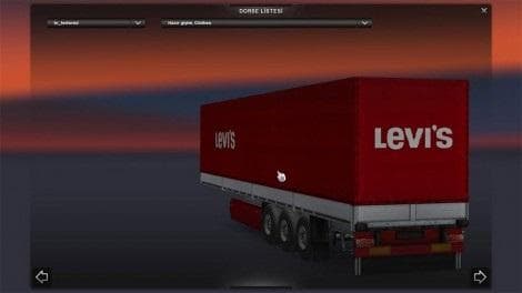 LEVI'S TRAILER (2 DIFFERENT) 1.21 - ETS2 mods download – trailers screenshot 2