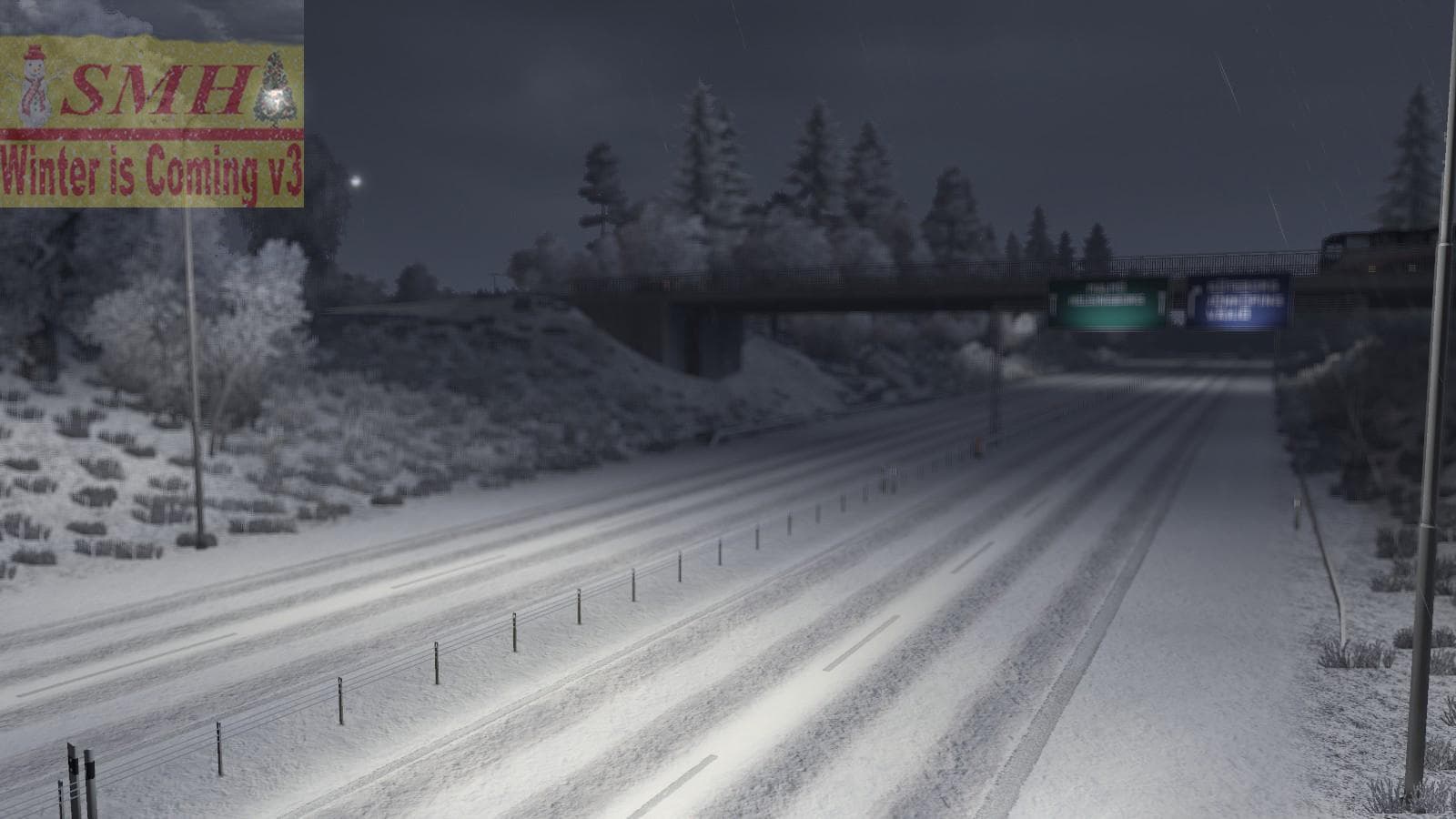 WINTER IS COMING V3 1.21.X - ETS2 mods download – maps screenshot 2