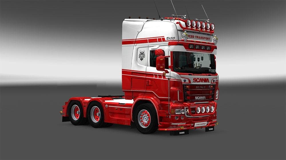 LUCIO TRANSPORT SCANIA RJL SKIN - ETS2 mods download – skins screenshot 2
