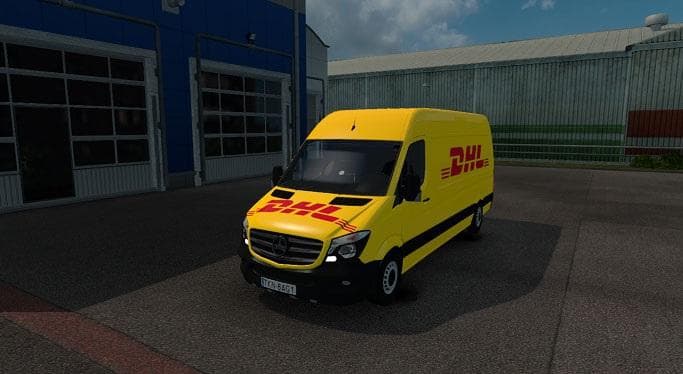 MERCEDES SPRINTER LONG 2015 BY KLOLO901 AND DRAGONMODZ – Trucks mod for Euro Truck Simulator 2