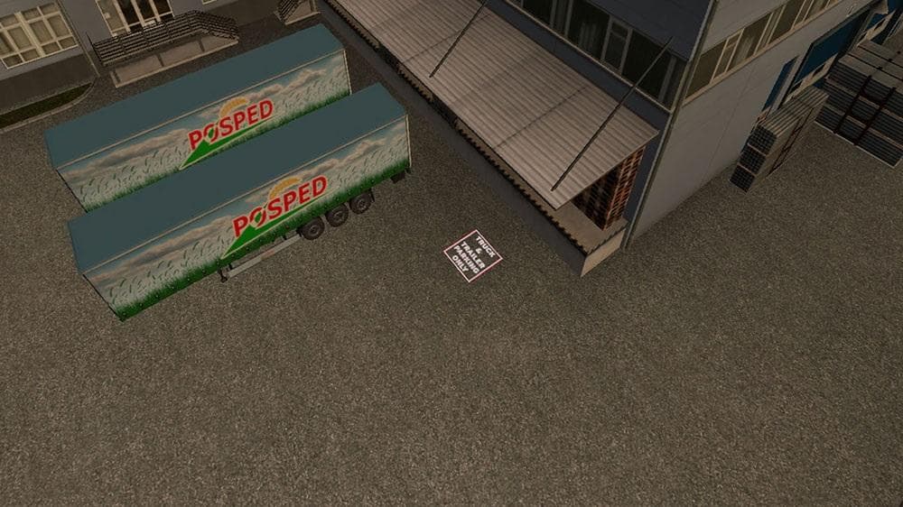 TRUCK & TRAILER PARKING SYMBOL – Skins mod for Euro Truck Simulator 2