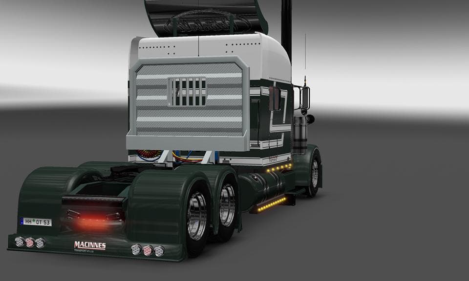 PETERBILT 389 MACINNES TRANSPORT SKIN - ETS2 mods download – skins screenshot 2