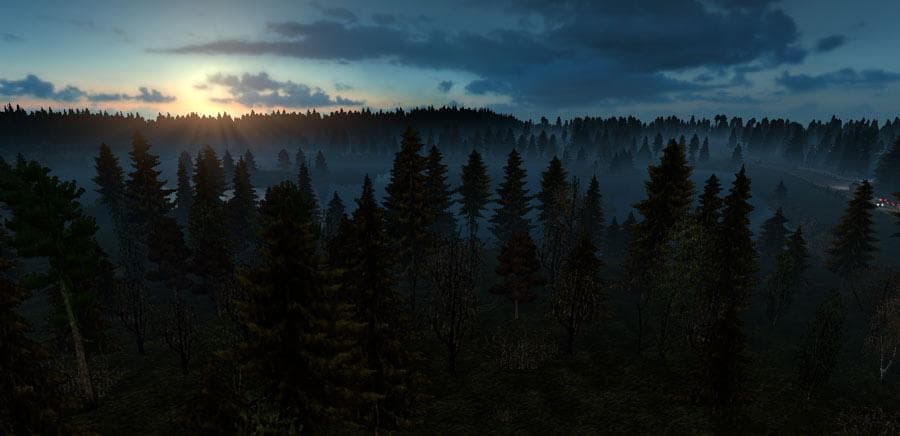 EARLY AND LATE AUTUMN WEATHER MOD V4.2 - ETS2 mods download – mod screenshot 2