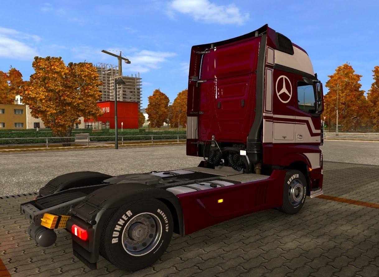 MERCEDES LOGO SKIN MASK FOR MP4 1.21.X – Skins mod for Euro Truck Simulator 2