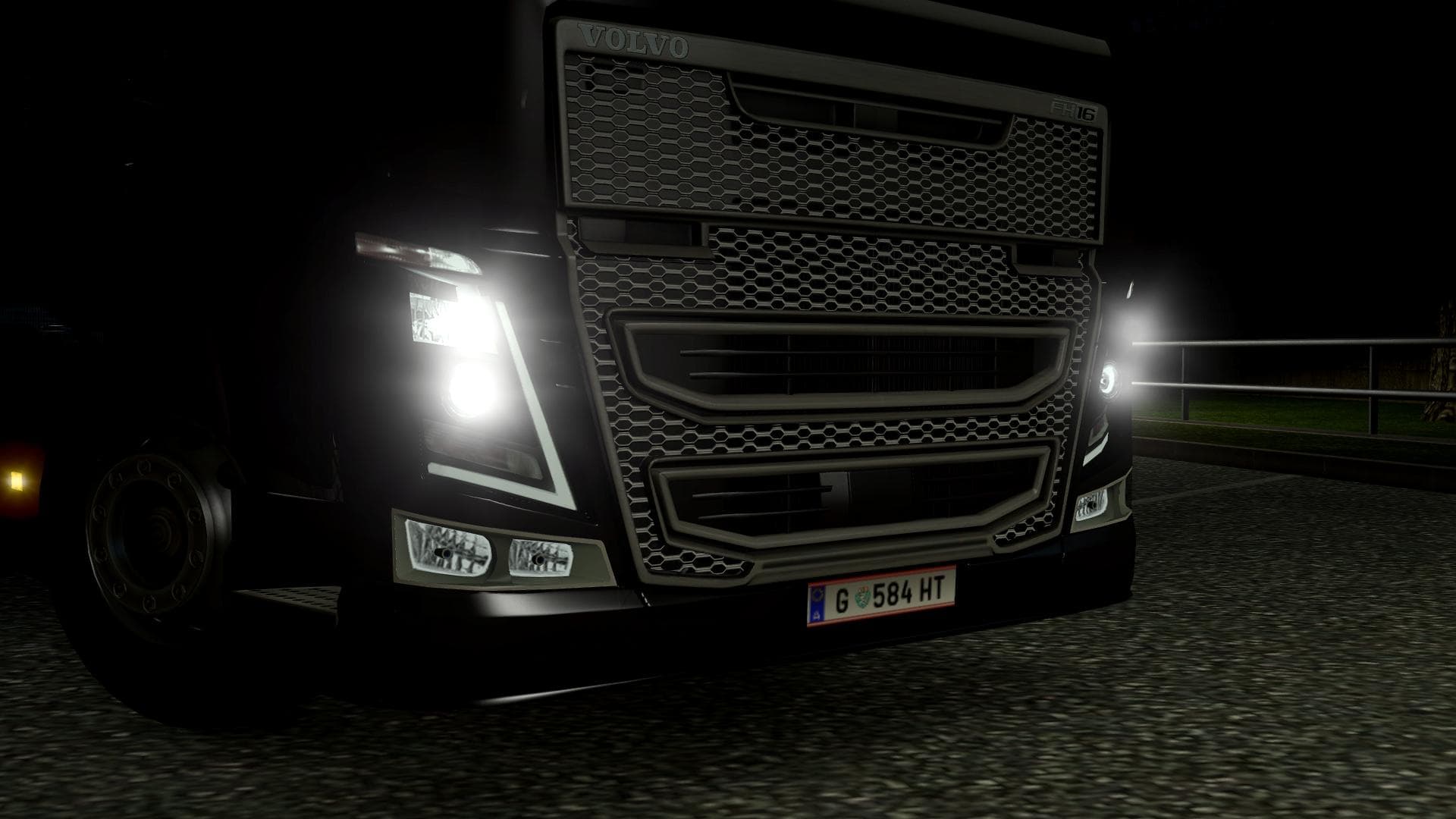 NEW LIGHTS BLACK LIGHTS FOR VOLVO FH 2013 – Parts mod for Euro Truck Simulator 2