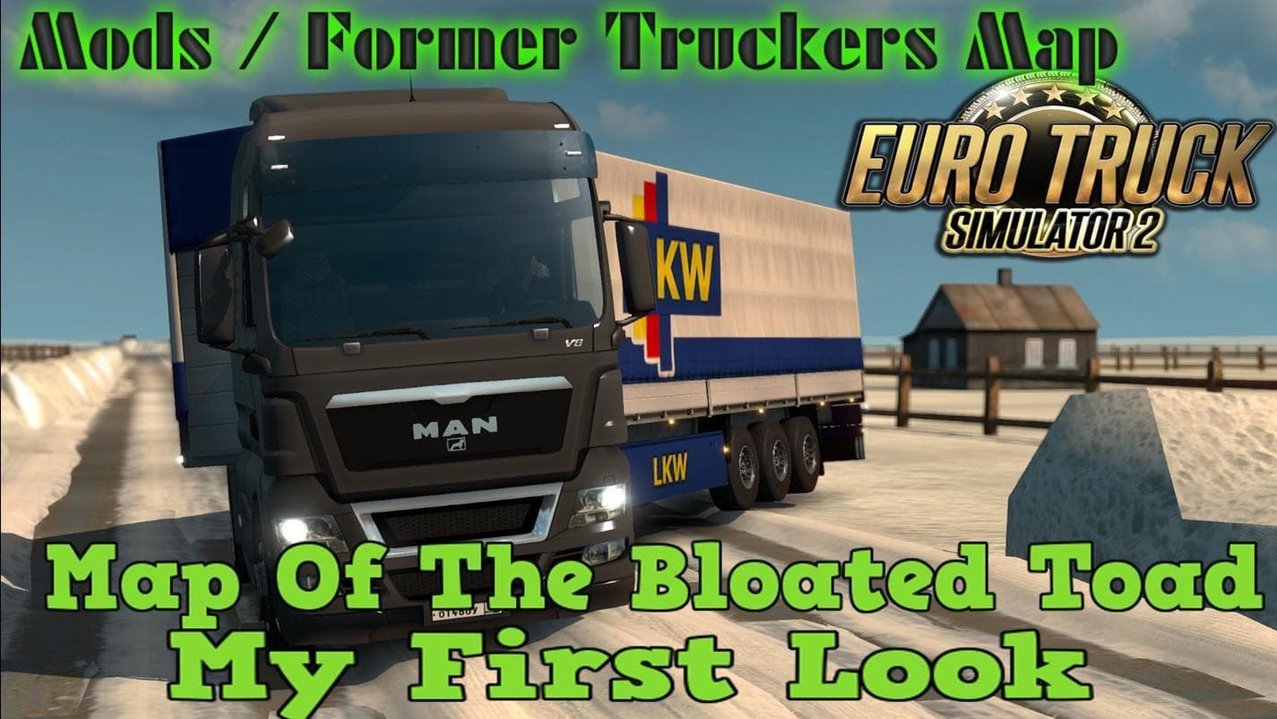 MAP OF BLOATED TOAD MAP + FIX – Maps mod for Euro Truck Simulator 2