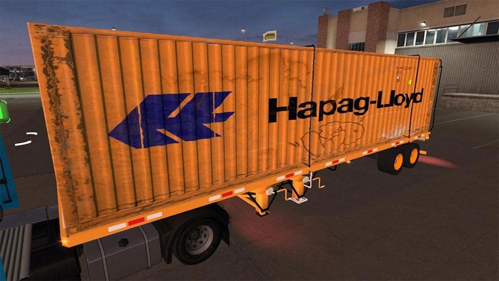 CONTAINER USA STANDALONE – Trailers mod for Euro Truck Simulator 2