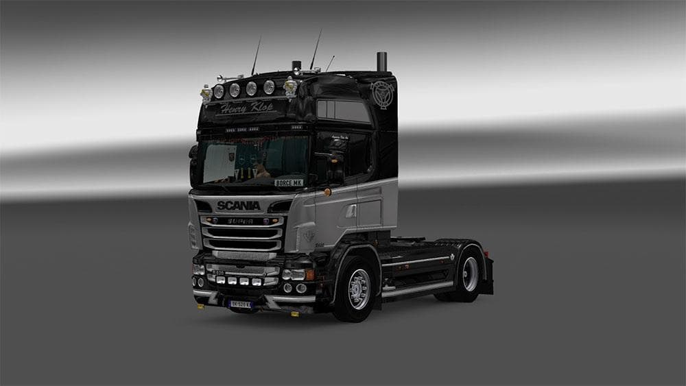 HENRY KLOP SCANIA RJL SKIN - ETS2 mods download – skins screenshot 2