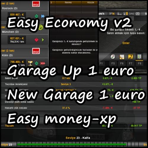 Easy Economy 1.21.x – Parts mod for Euro Truck Simulator 2