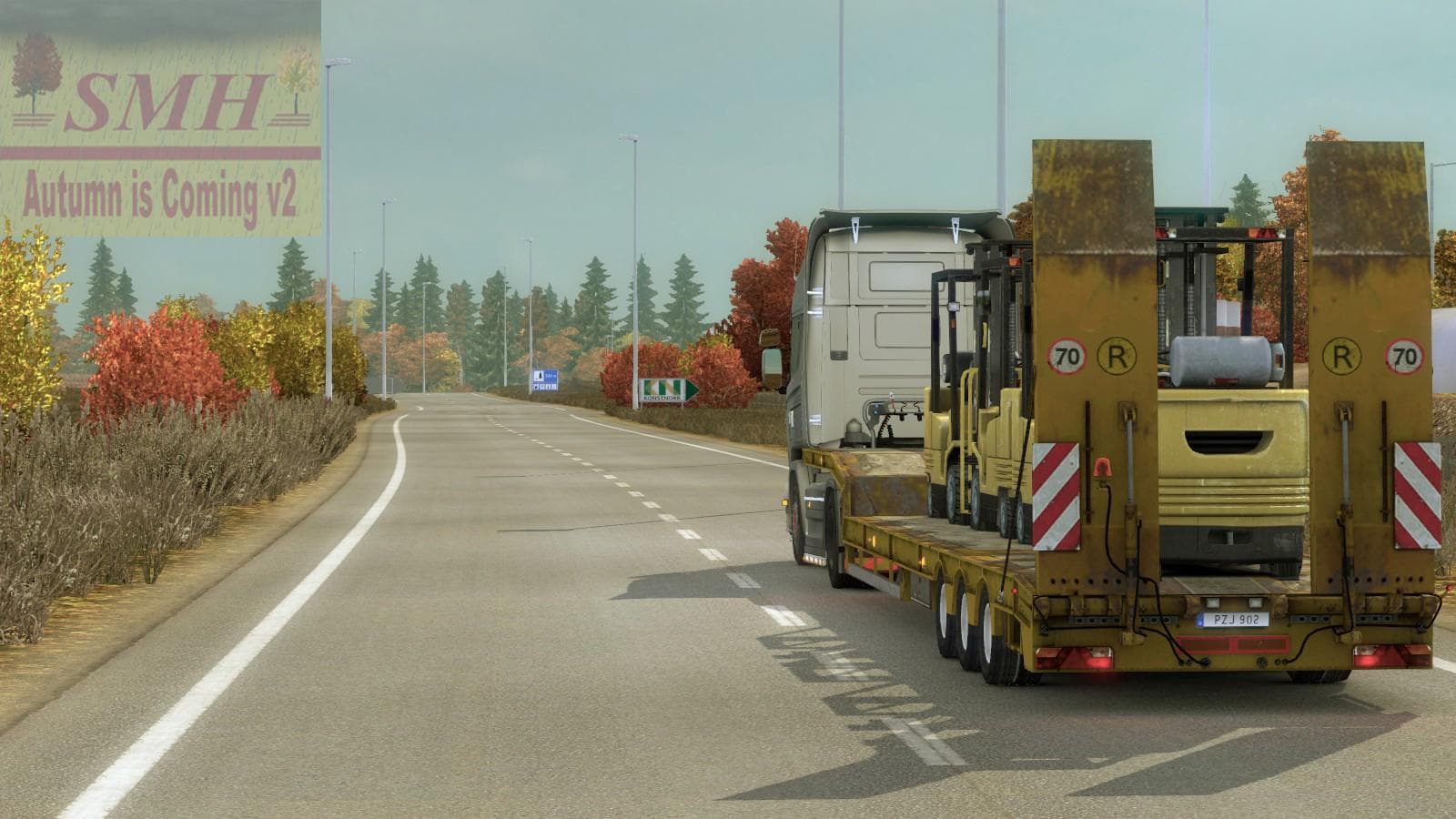 AUTUMN IS COMING V2 1.21.X – Maps mod for Euro Truck Simulator 2