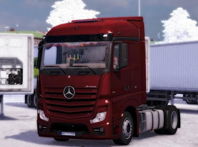Mercedes Benz Actros MP4 1.21.x – Parts mod for Euro Truck Simulator 2