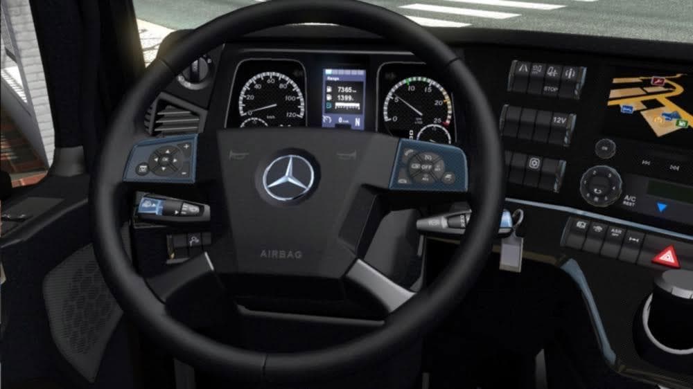 Mercedes actros 2014 Sports Interior v0.9 – Other mod for Euro Truck Simulator 2