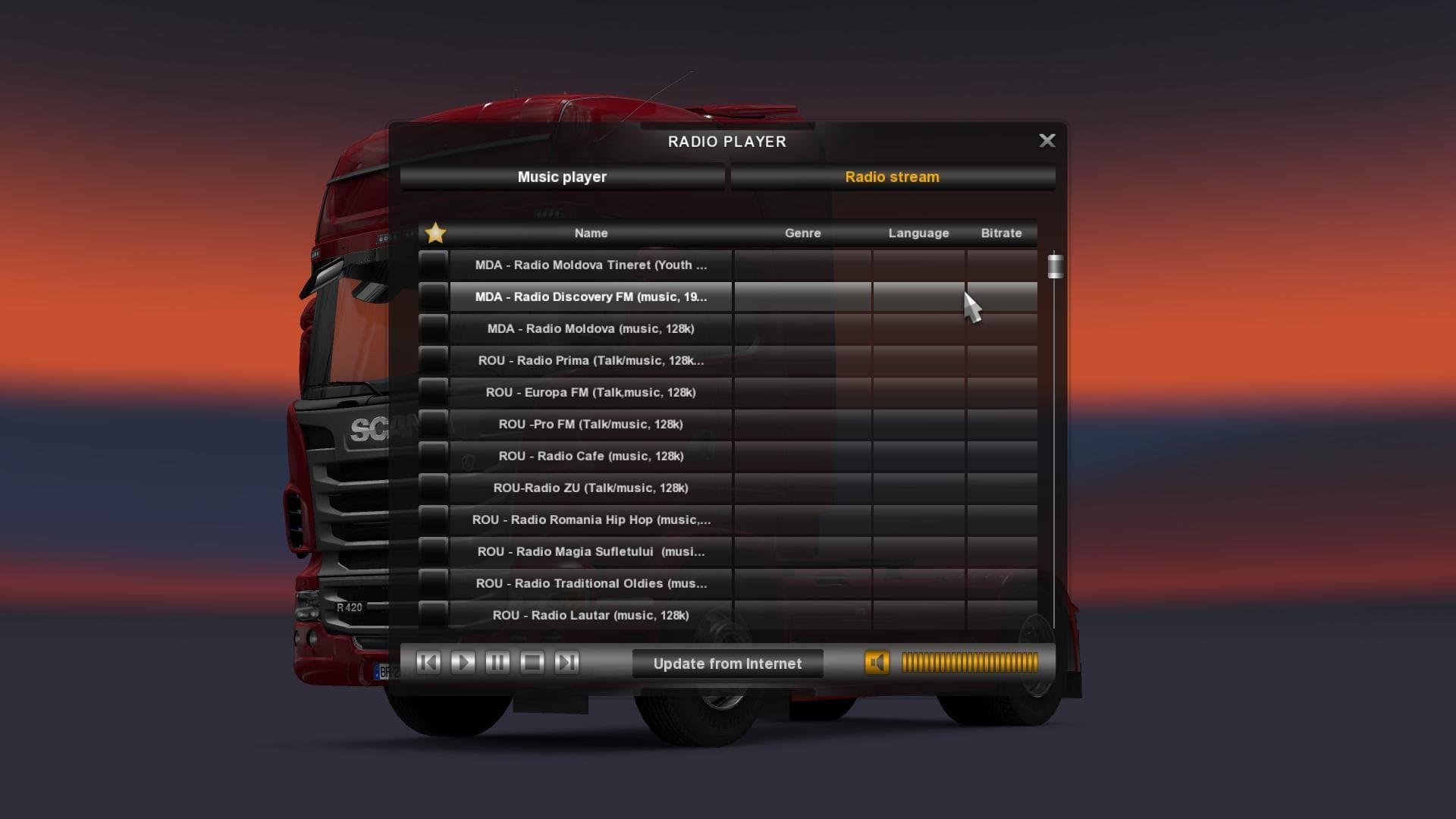 Romanian Radios V4.0 – Sounds mod for Euro Truck Simulator 2