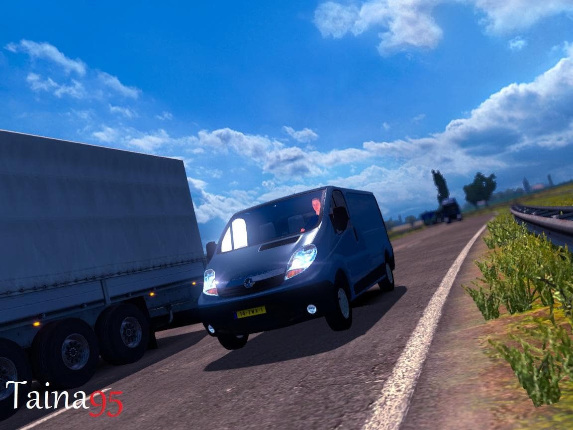 Vaxhuall Vivaro AI Traffic Car – Other mod for Euro Truck Simulator 2