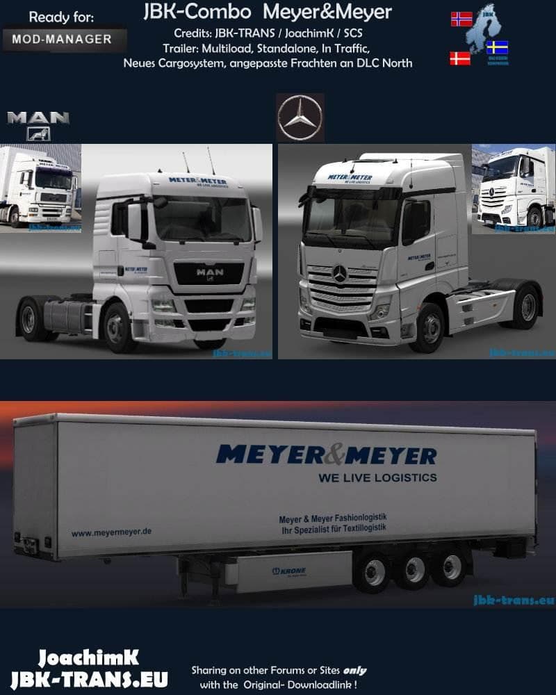 JBK-Combo Meyer & Meyer v1 – Trailers mod for Euro Truck Simulator 2
