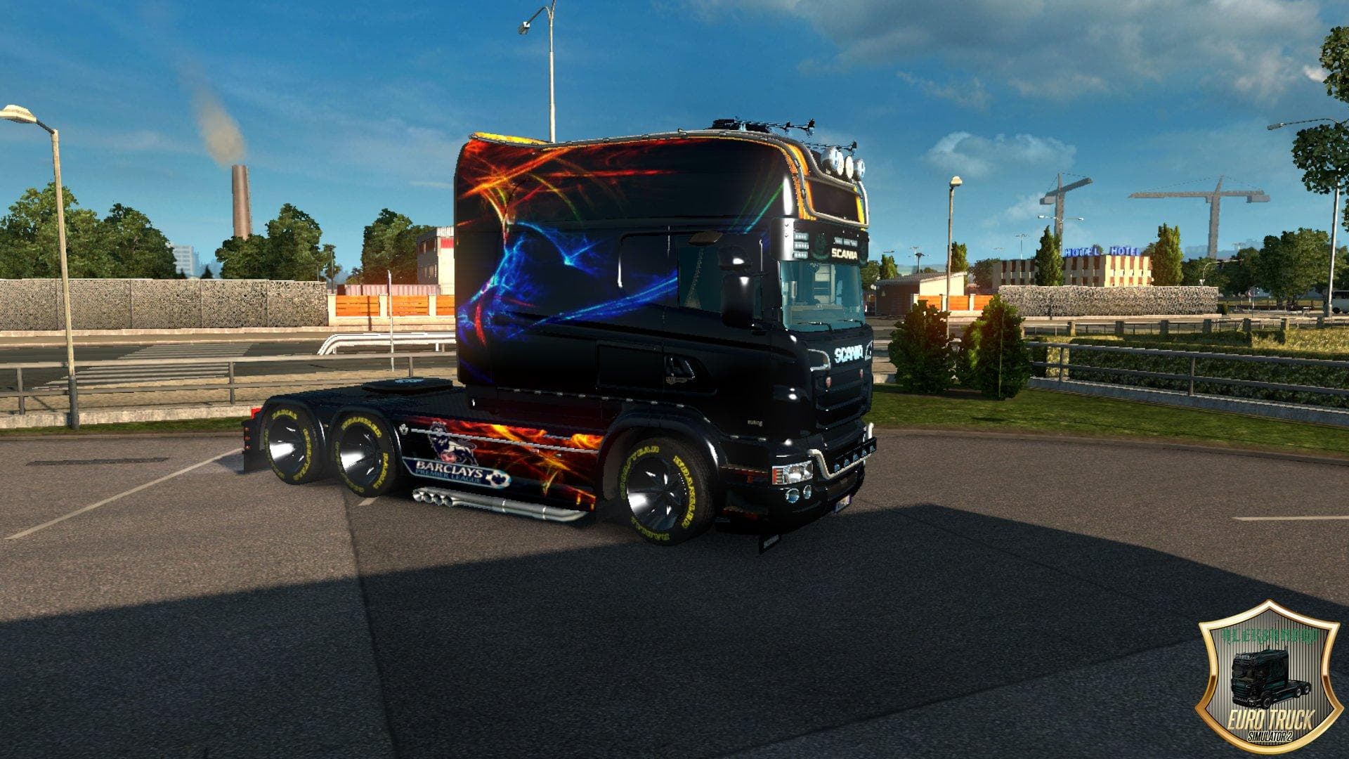SCANIA RJL LONGLINE CHELSEA FC SKIN – Skins mod for Euro Truck Simulator 2