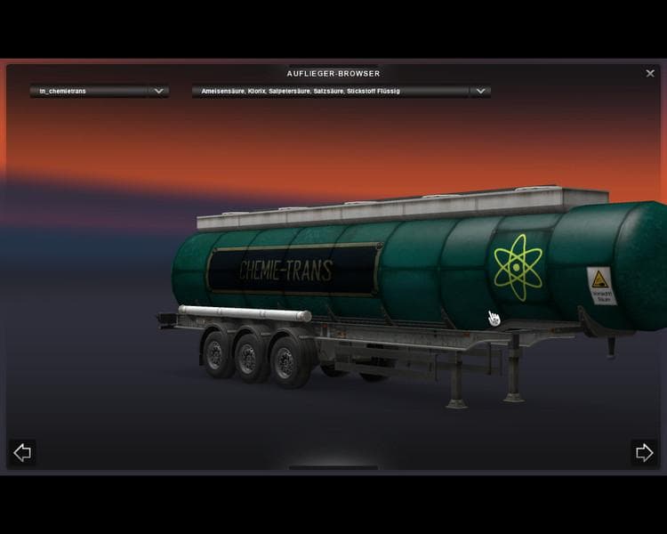 CHEMISTRY TRANS V1.0 - ETS2 mods download – trailers screenshot 2