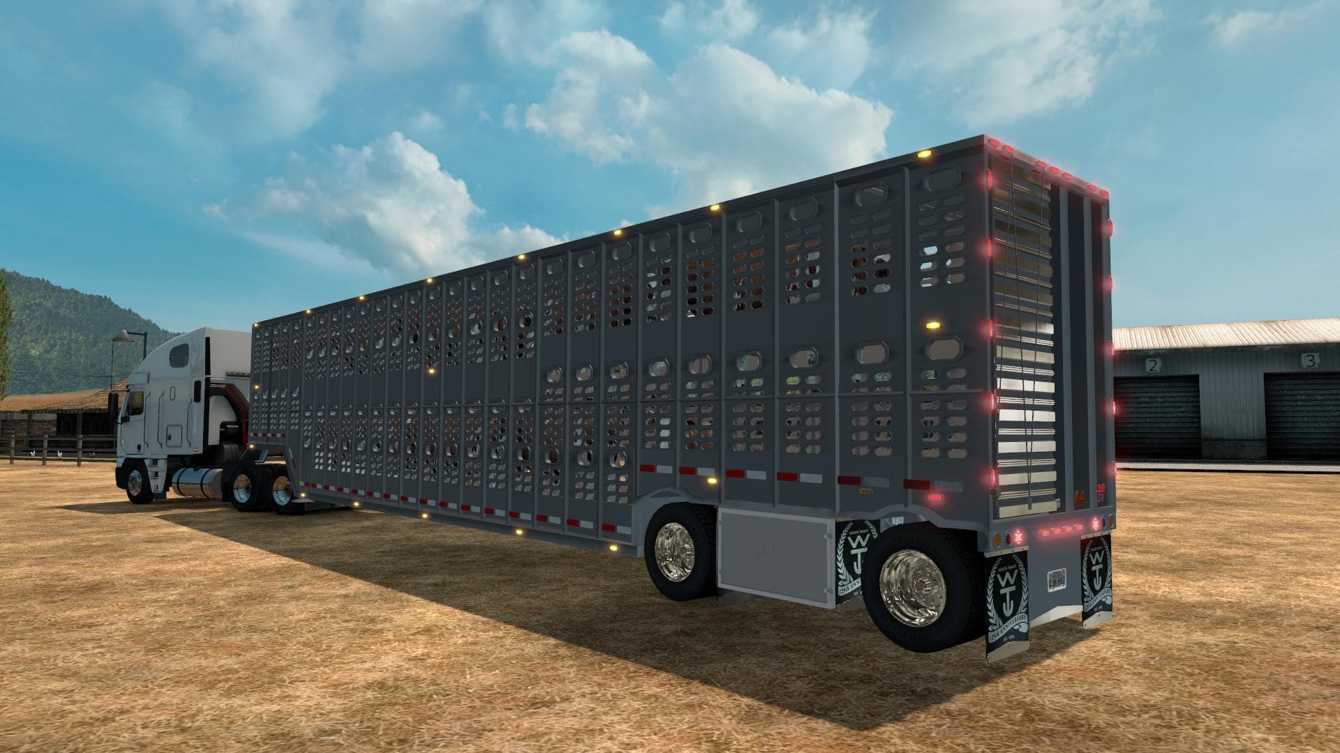 Wilson Livestock Multi Axles Trailer – Trailers mod for Euro Truck Simulator 2