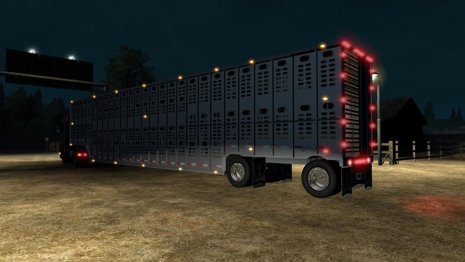 Wilson Livestock Multi Axles Trailer - ETS2 mods download – trailers screenshot 2