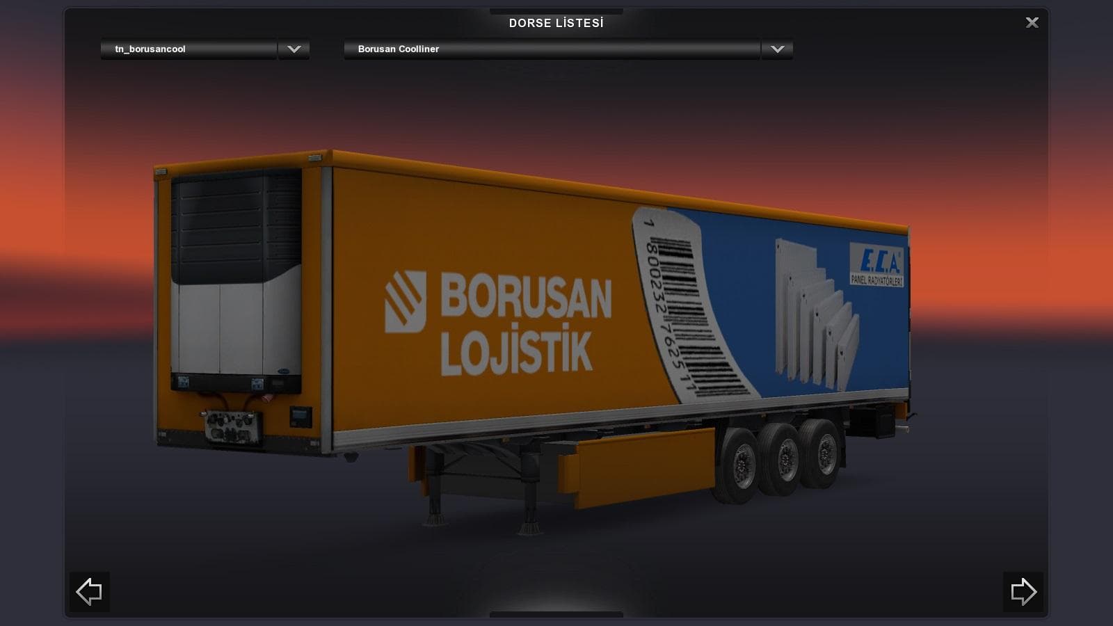 TURKISH CARGO PACK V1.0 - ETS2 mods download – trailers screenshot 2