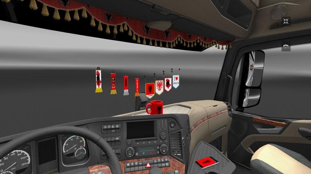 ALBANIA ACCESSORIES DLC – Skins mod for Euro Truck Simulator 2