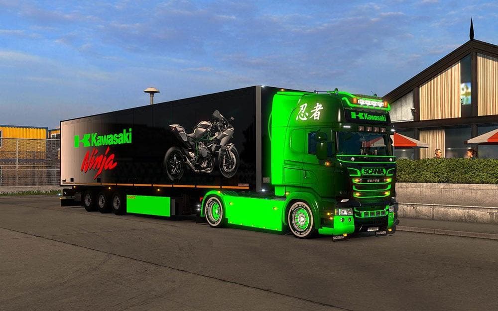 KAWASAKI NINJA COMBO PACK – Skins mod for Euro Truck Simulator 2