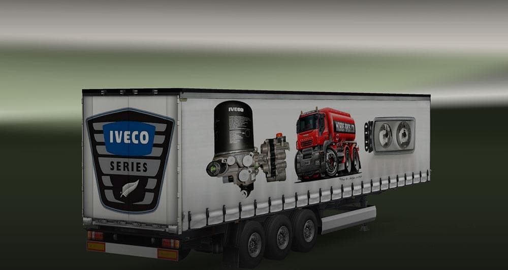 IVECO SPARE PARTS TRAILER – Trailers mod for Euro Truck Simulator 2