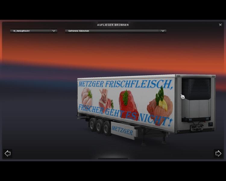 BUTCHER FRESH MEAT KUHLTRAILER V1.0 – Trailers mod for Euro Truck Simulator 2