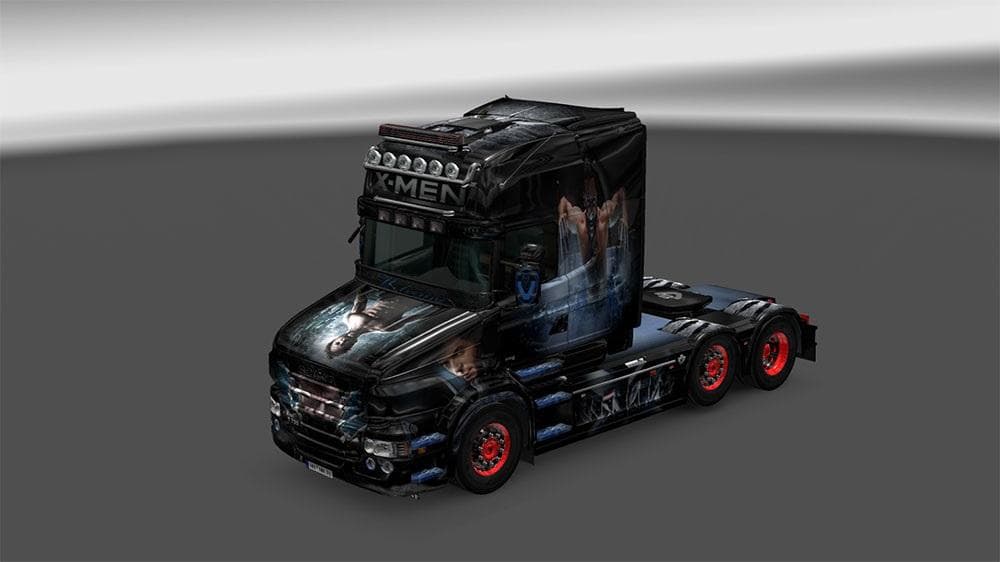 SCANIA RJL TOPLINE WOLVERINE V8 SKIN – Skins mod for Euro Truck Simulator 2