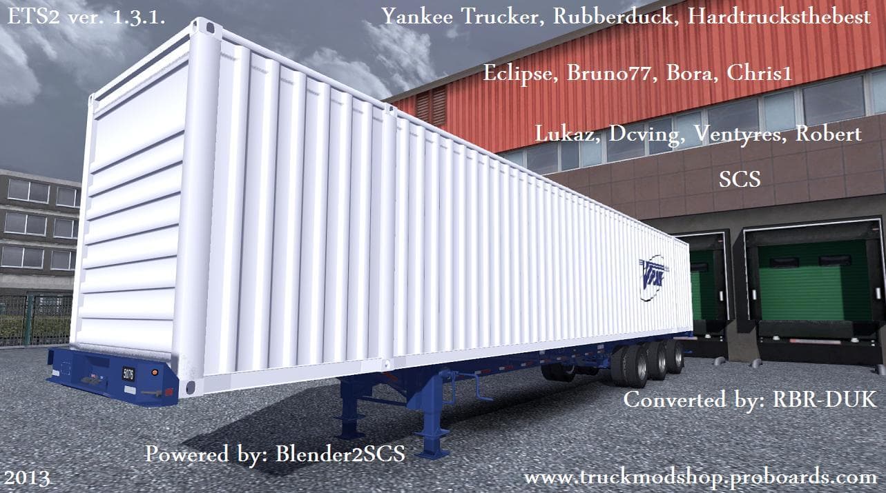 AMERICAN TRAILERS PACK 1.21.X – Trailers mod for Euro Truck Simulator 2