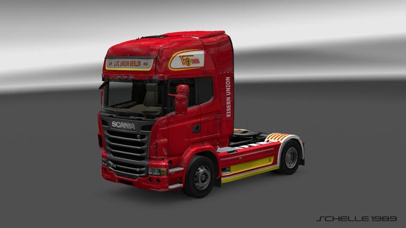 SCANIA 1 FC UNION BERLIN V1.0 – Skins mod for Euro Truck Simulator 2