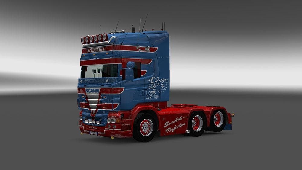 SCANIA RJL VOGEL SKIN – Skins mod for Euro Truck Simulator 2