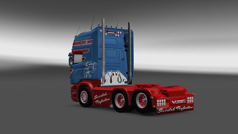 SCANIA RJL VOGEL SKIN - ETS2 mods download – skins screenshot 2