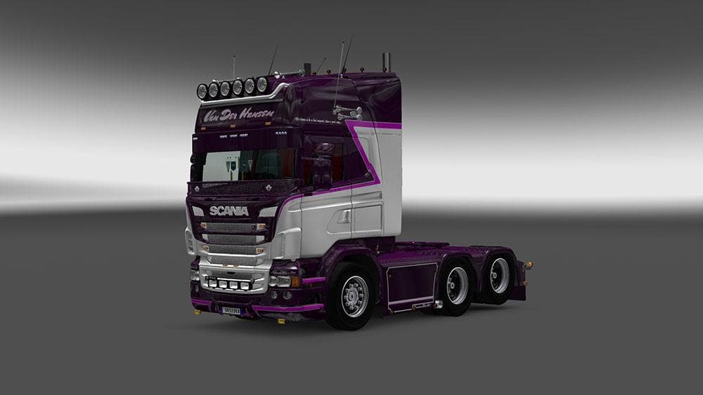 SCANIA RJL VAN DER HANSEN SKIN – Skins mod for Euro Truck Simulator 2
