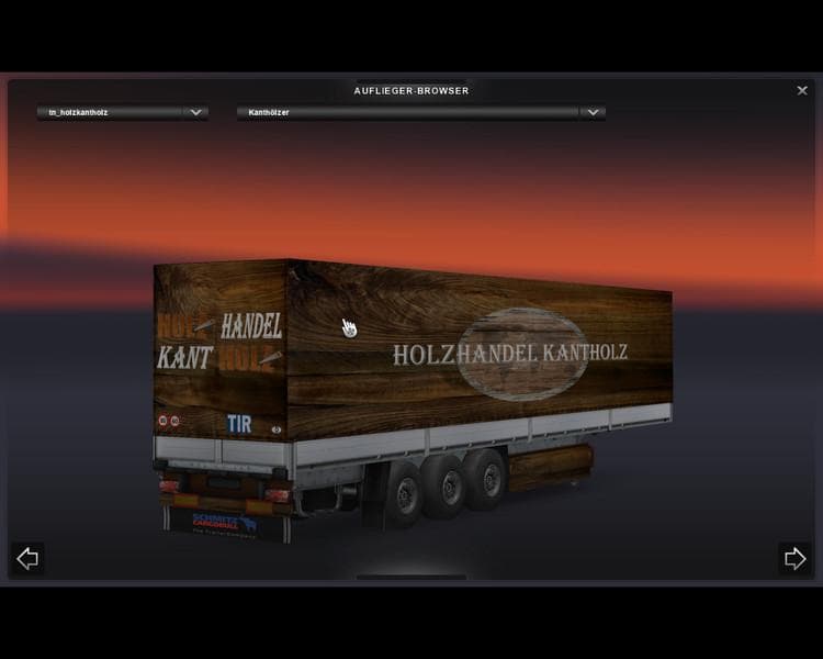 TIMBER TRADE CHMITZ TRAILER V1.0 – Trailers mod for Euro Truck Simulator 2