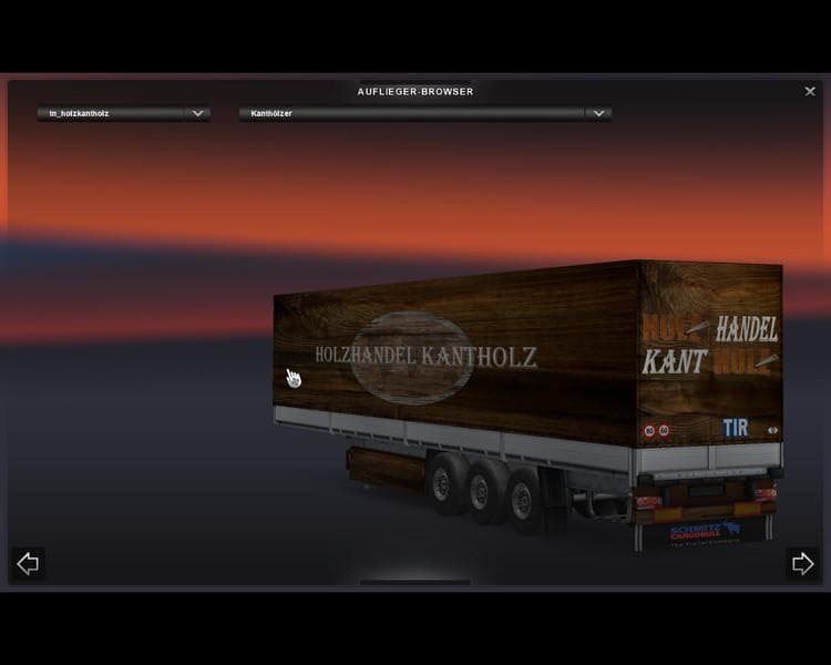 TIMBER TRADE CHMITZ TRAILER V1.0 - ETS2 mods download – trailers screenshot 2
