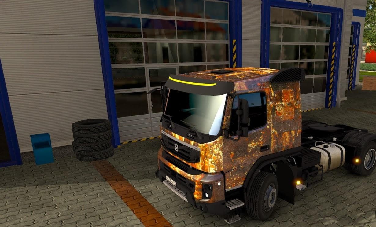 RUST SKIN FOR VOLVO FMX 540 – Skins mod for Euro Truck Simulator 2