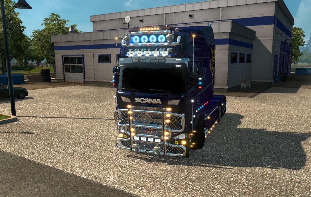 SCANIA R & STREAMLINE REWORKED 1.4.1 – Parts mod for Euro Truck Simulator 2