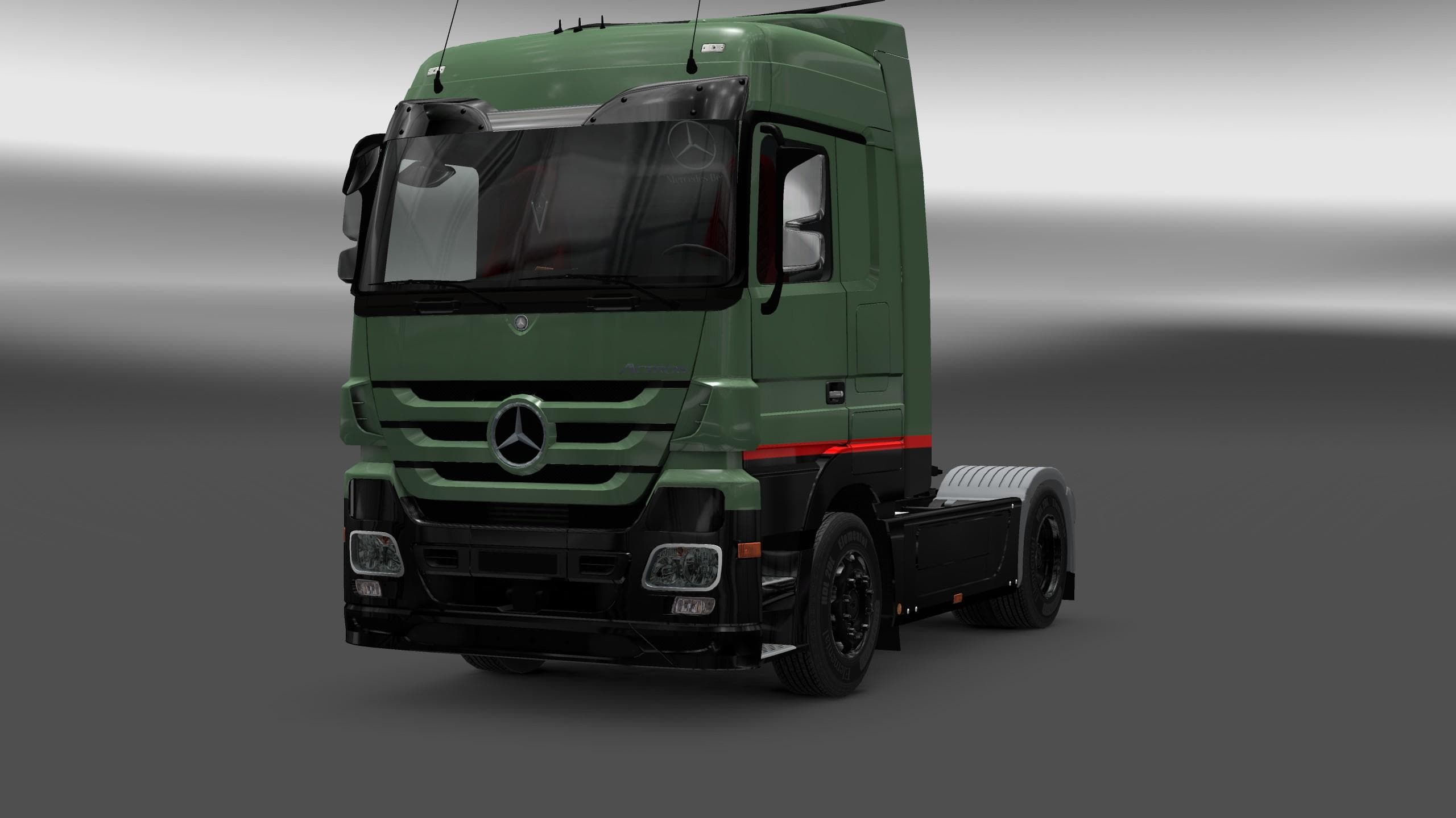 MERCEDES BENZ ACTROS MP3 INTERIOR AND EXTERIOR REWORK – Other mod for Euro Truck Simulator 2