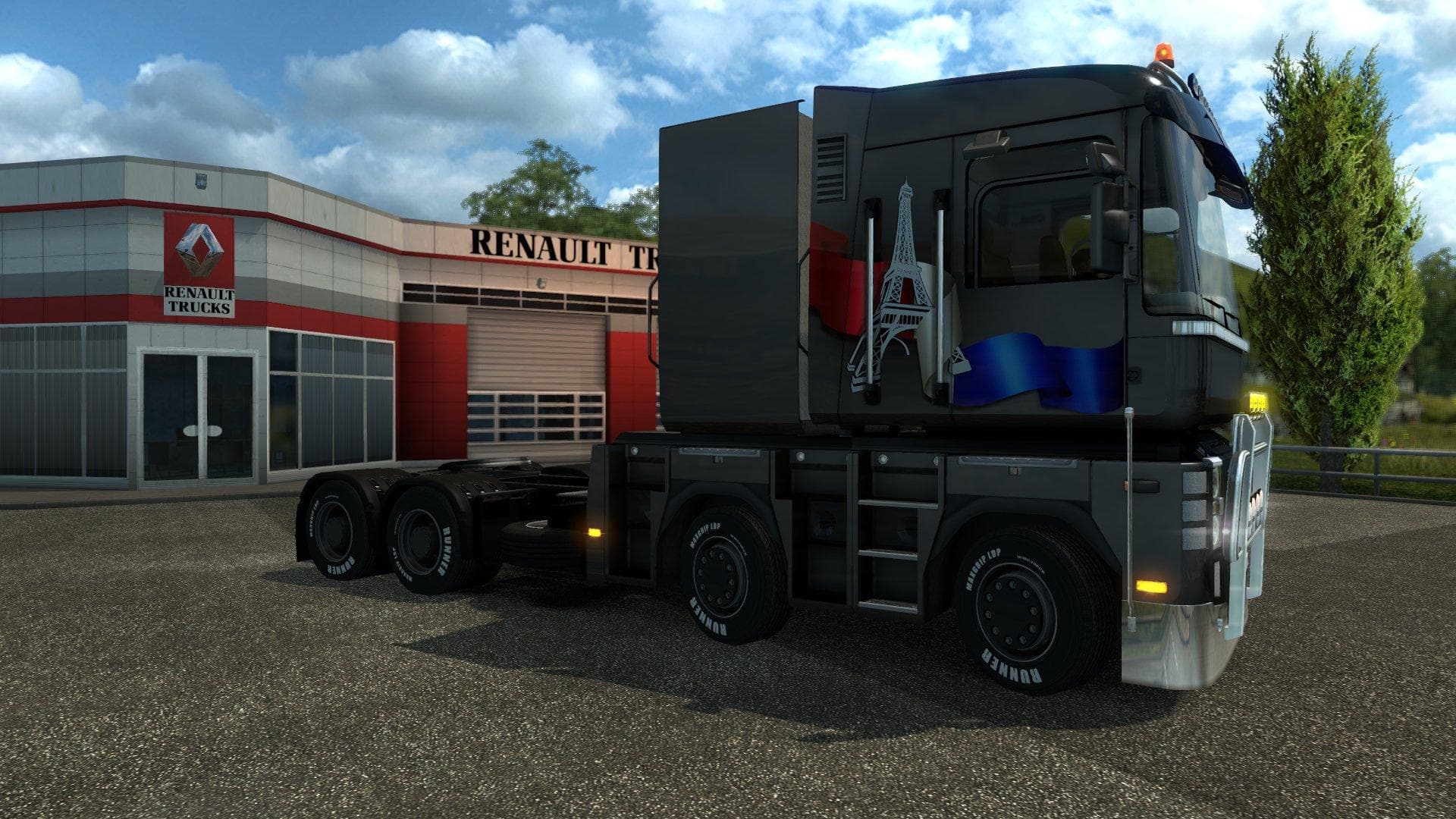 RENAULT MAGNUM 8X4 & 10X4 1.21 – Parts mod for Euro Truck Simulator 2