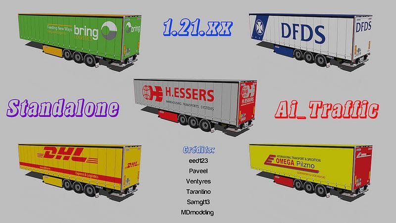 FRUEHAUF MAXISPEED V1 – Trailers mod for Euro Truck Simulator 2
