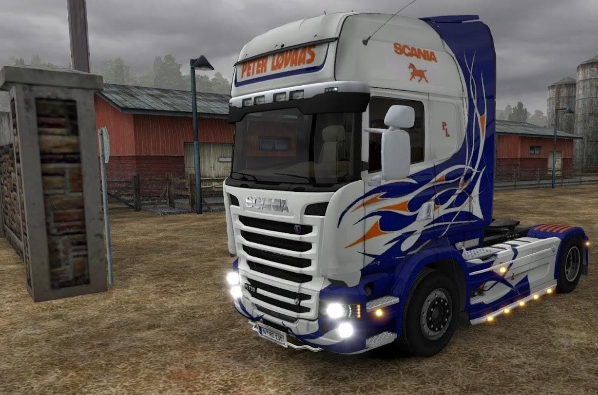 PETER LOVAAS SKIN FOR SCANIA STREAMLINE – Skins mod for Euro Truck Simulator 2