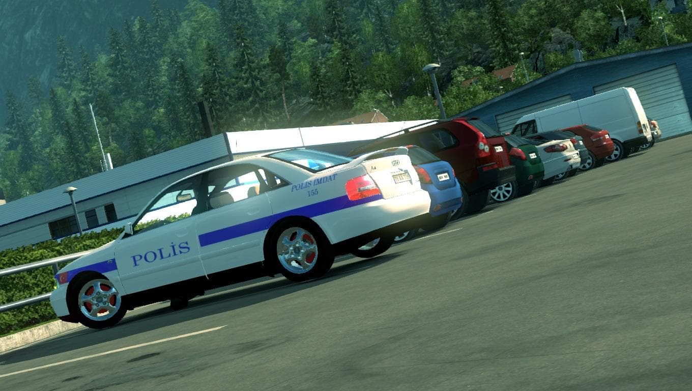 TURKISH POLICE CAR SKIN FOR AUDI A4 V1.1 – Skins mod for Euro Truck Simulator 2
