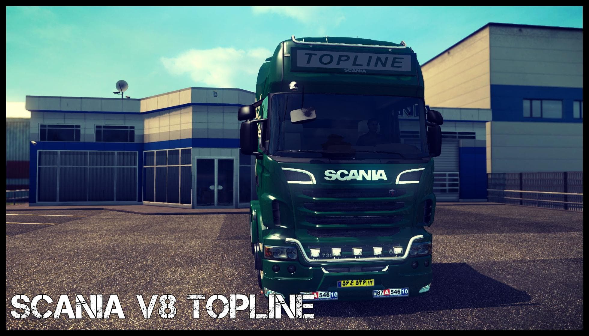 SCANIA V8 TOPLINE 1.21X – Parts mod for Euro Truck Simulator 2