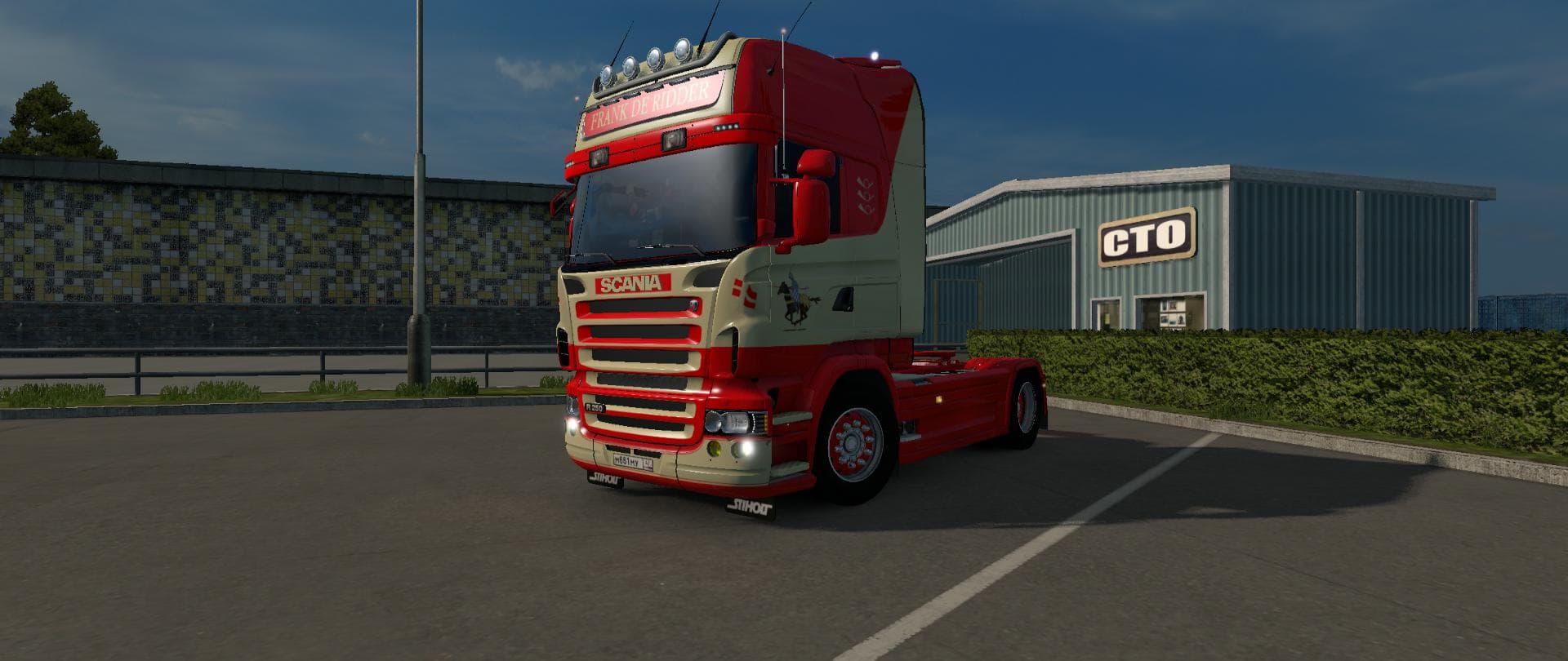 SCANIA RJL FRANK DE RIDDER SKIN – Skins mod for Euro Truck Simulator 2