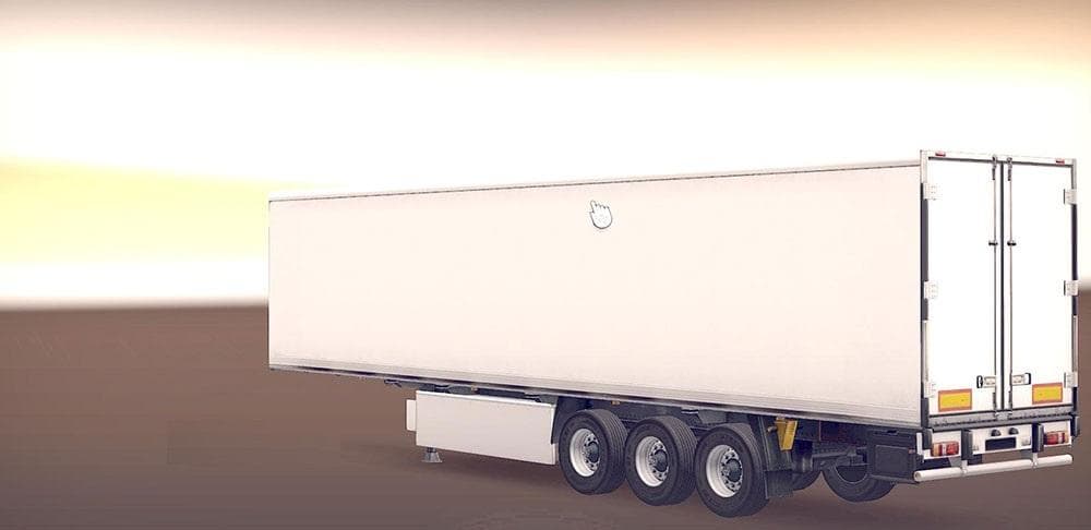 WHITE COOLLINER TRAILER WITH NEW RUSSIAN CARGOS V1.1 – Trailers mod for Euro Truck Simulator 2