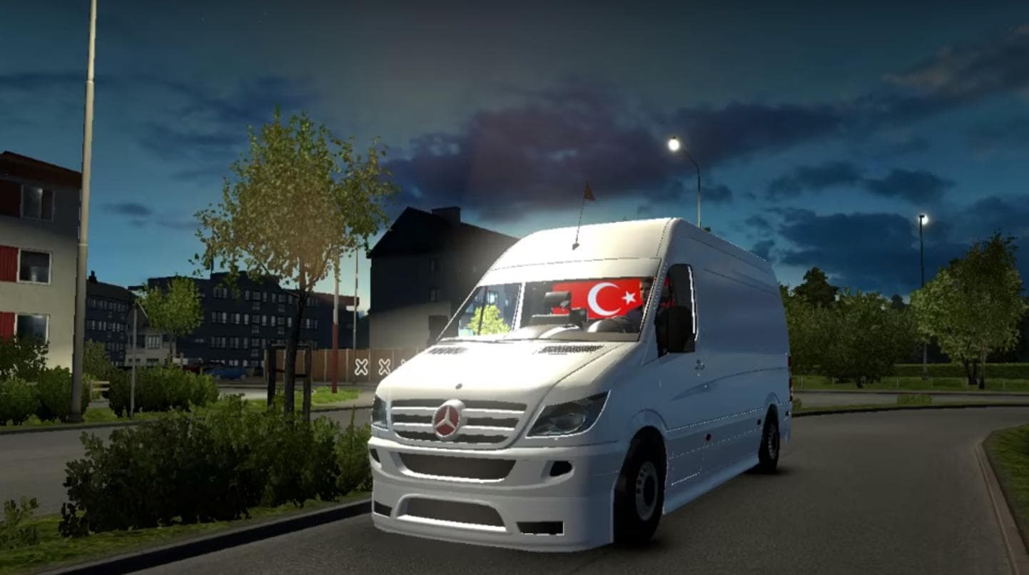 MERCEDES SPRINTER TUNING 1.21.X – Parts mod for Euro Truck Simulator 2