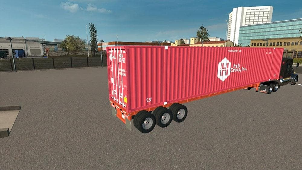 CHASSIS CONTAINER 53FT V1.1 - ETS2 mods download – trailers screenshot 2