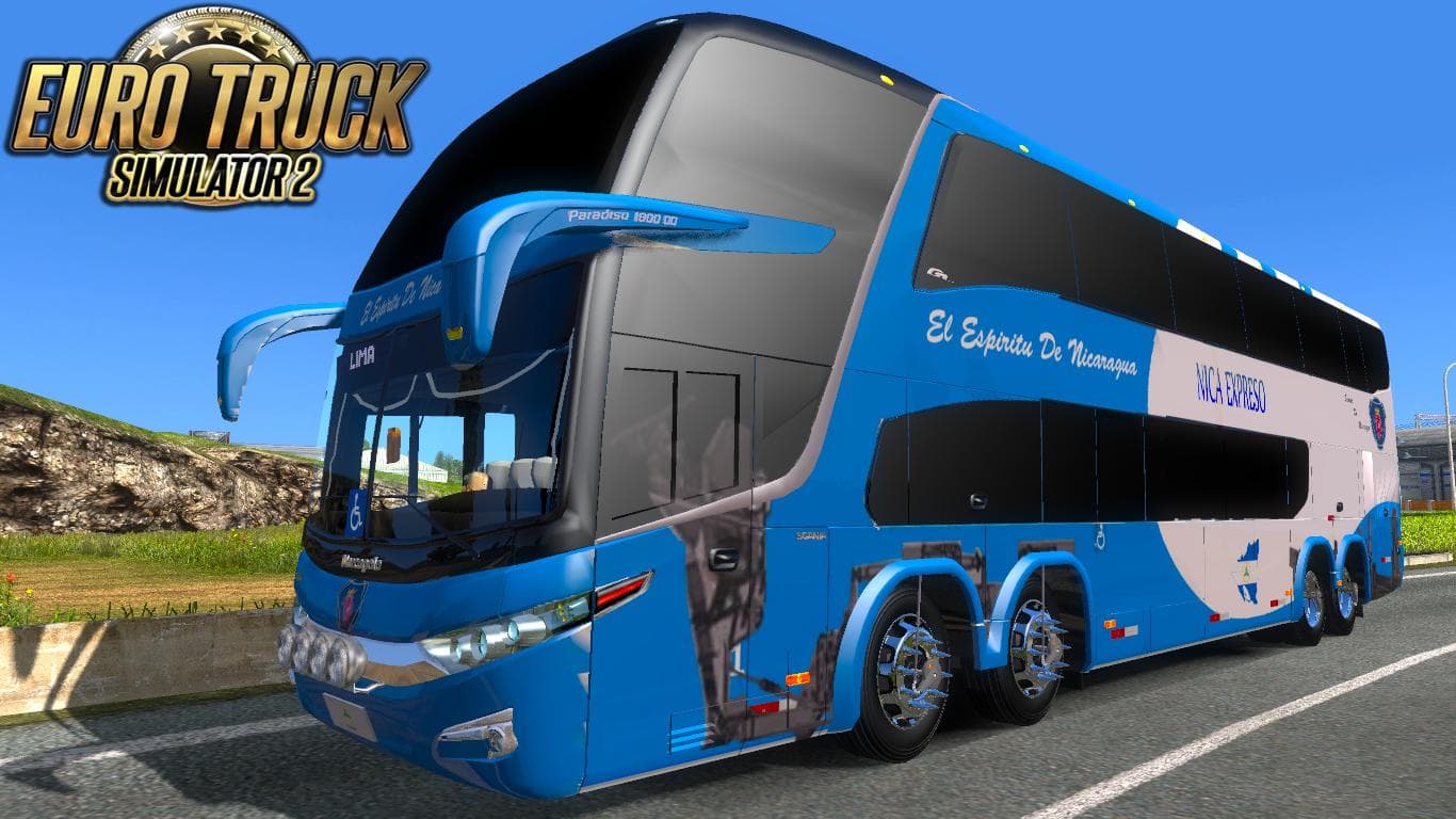 MARCOPOLO PARADISO G7 1800 1.21 - ETS2 mods download – buses screenshot 2