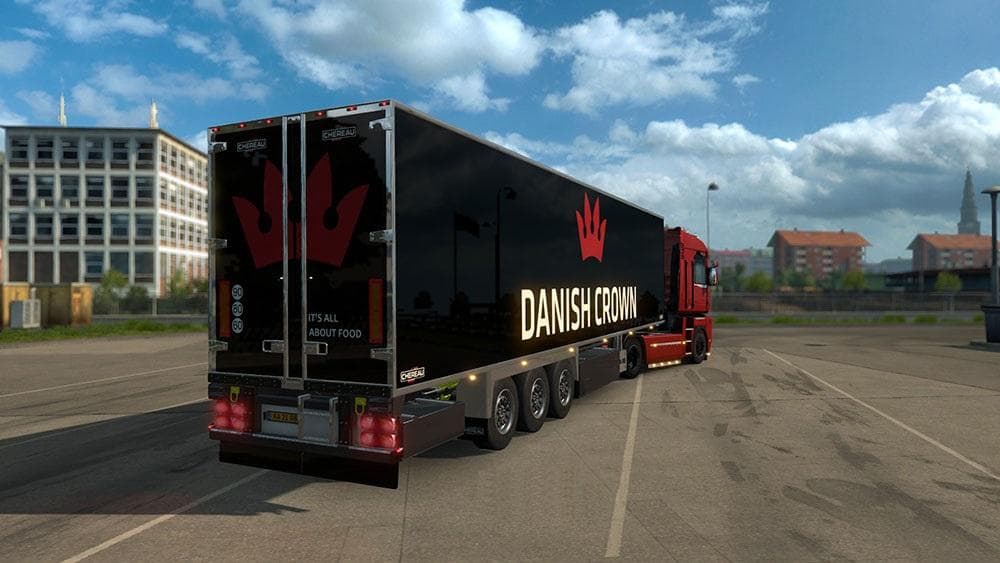 Danish Crown Chereau Trailer – Trailers mod for Euro Truck Simulator 2
